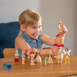 Eventyrborg med fantasifigurer