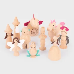 Eventyrborg med fantasifigurer