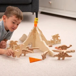 Dinosaurverden med dinosaurer