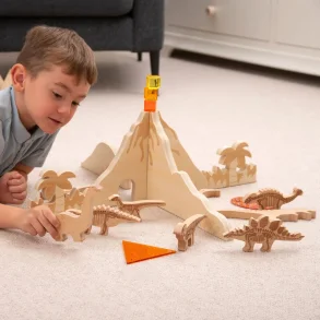 Dinosaurverden med dinosaurer